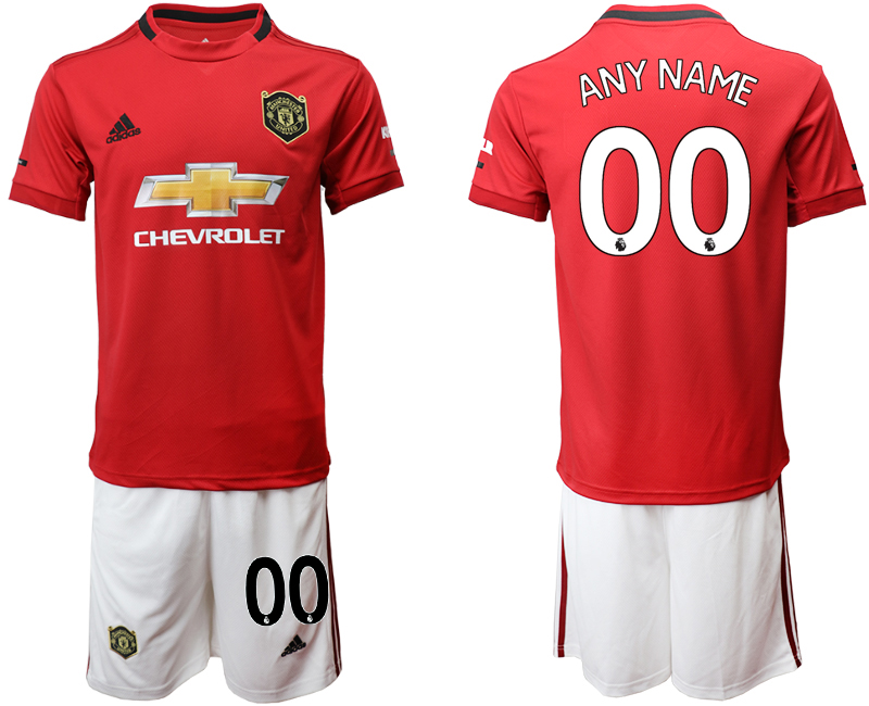 2019-20 Manchester United Customized Home Soccer Jersey