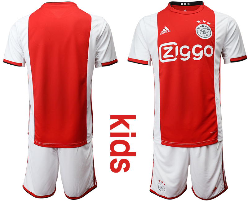 2019-20 AFC Ajax Youth Home Soccer Jersey - Click Image to Close