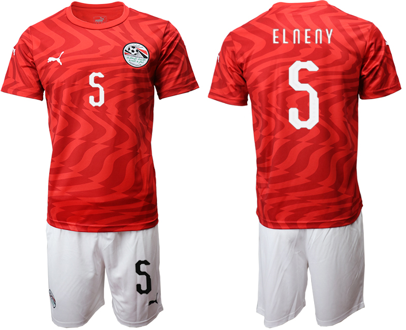 2019-20 Egypt 5 ELNENY Home Soccer Jersey