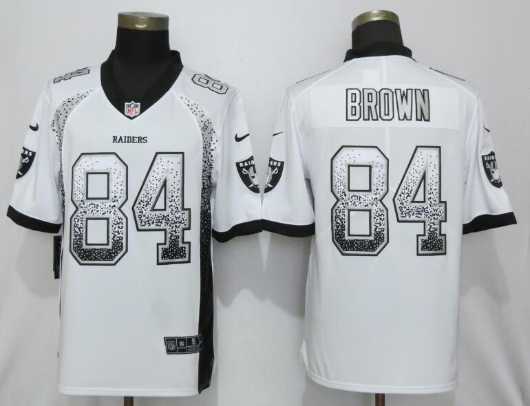 Nike Raiders 84 Antonio Brown White Drift Fashion Limited Jersey