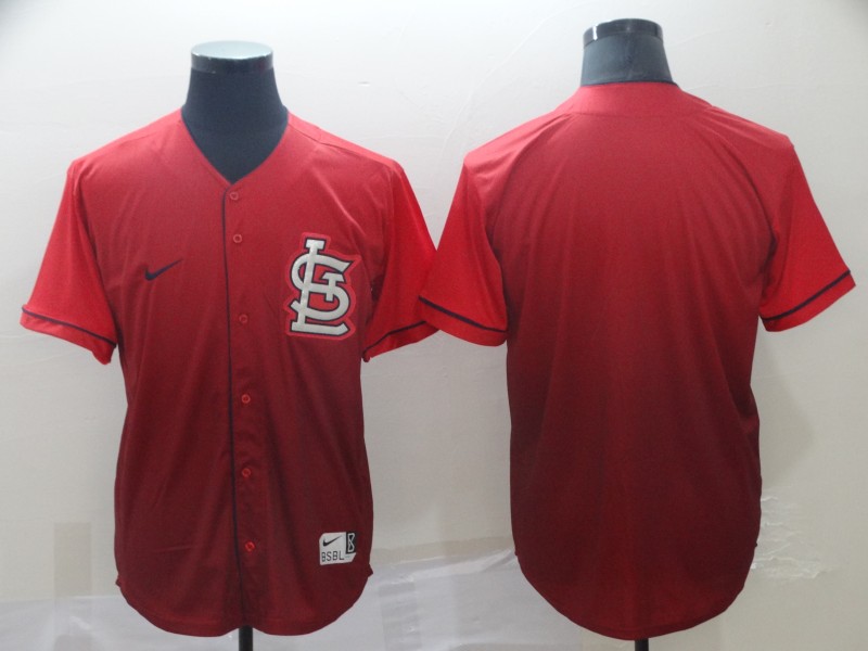 Cardinals Blank Red Drift Fashion Jersey