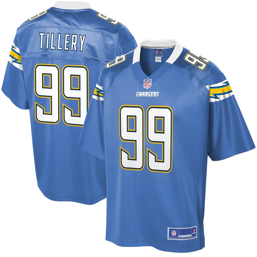 Nike Chargers 99 Jerry Tillery Blue 2019 NFL Draft First Round Pick Vapor Untouchable Limited Jersey