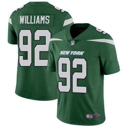 Nike Jets 92 Leonard Williams Green New 2019 Vapor Untouchable Limited Jersey