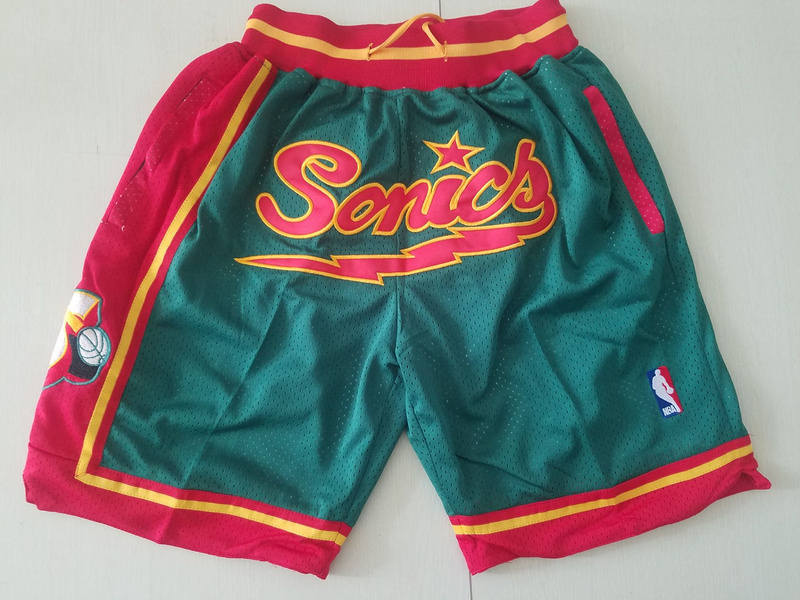 SuperSonics Green 1995-96 Hardwood classics Shorts