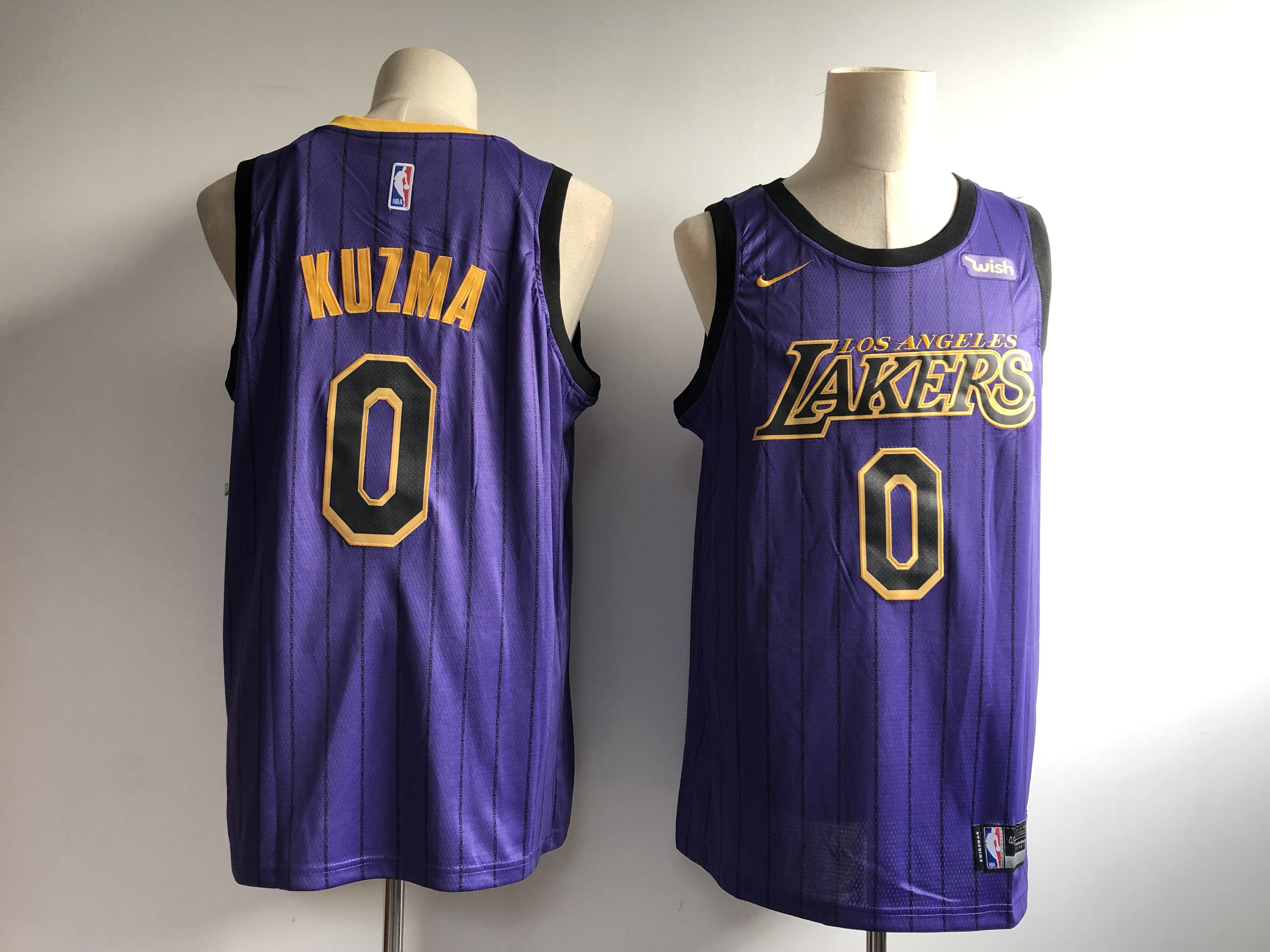 Lakers 0 Kyle Kuzma Purple 2018-19 City Edition Nike Swingman Jersey - Click Image to Close