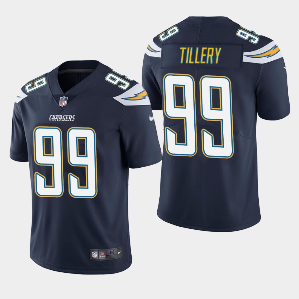 Nike Chargers 99 Jerry Tillery Navy Youth 2019 NFL Draft First Round Pick Vapor Untouchable Limited Jersey - Click Image to Close