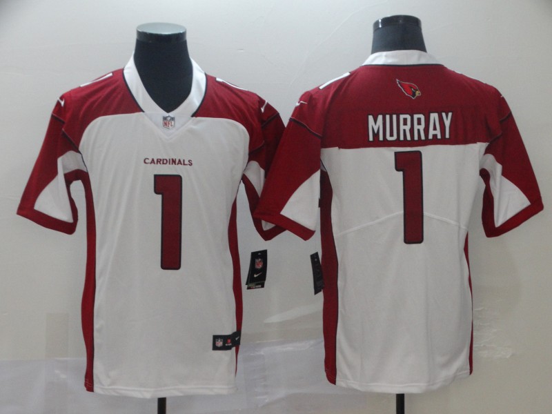 Nike Cardinals 1 Kyler Murray White 2019 NFL Draft First Round Pick Vapor Untouchable Limited Jersey - Click Image to Close