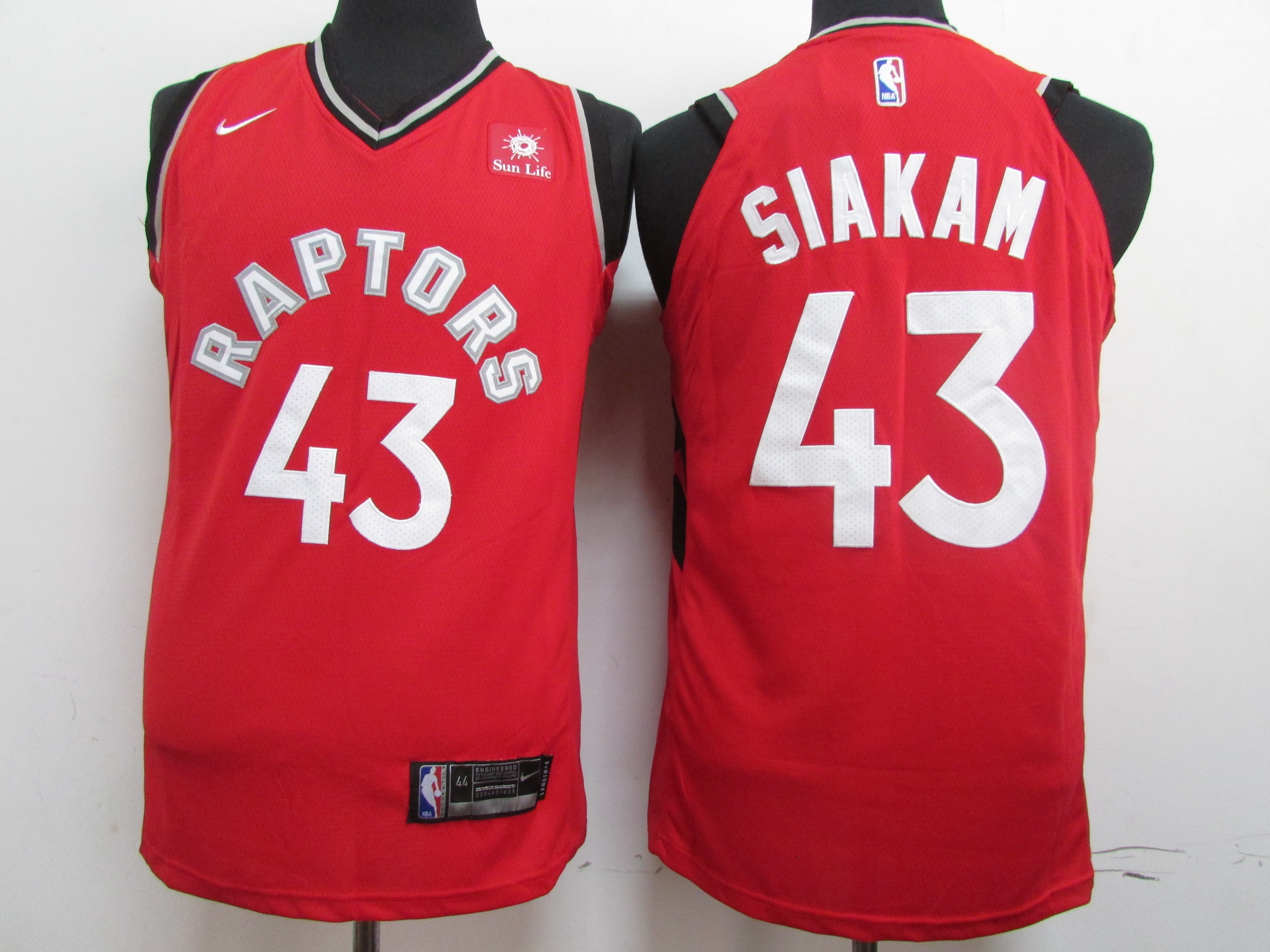Raptors 43 Pascal Siakam Red Nike Authentic Jersey