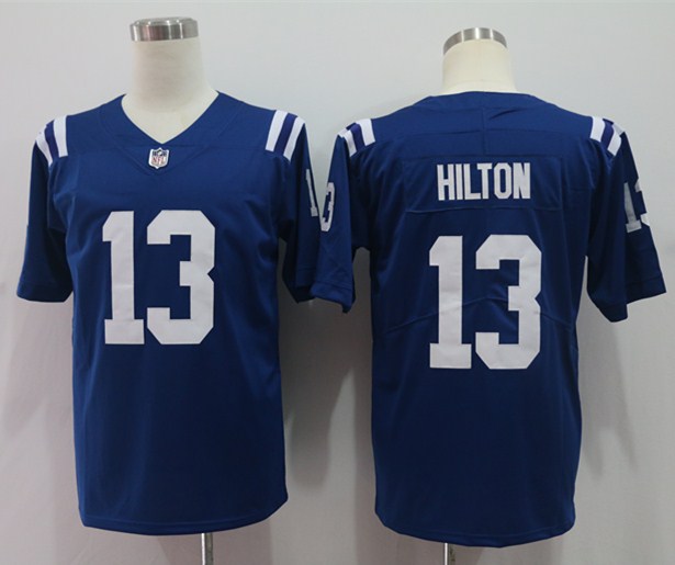 Nike Colts 13 T Y Hilton Blue Vapor Untouchable Limited Jersey
