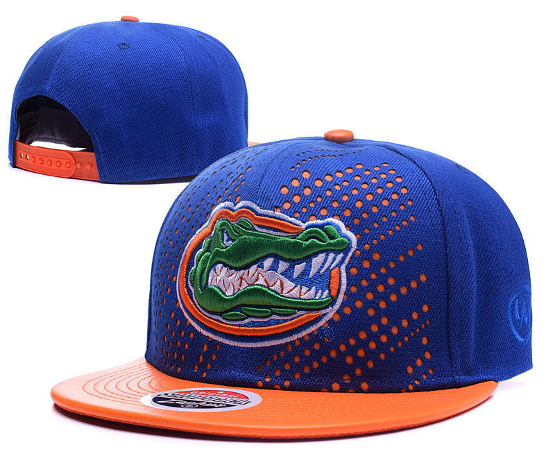 Florida Gators Team Logo Blue Orange Adjustable Hat GS