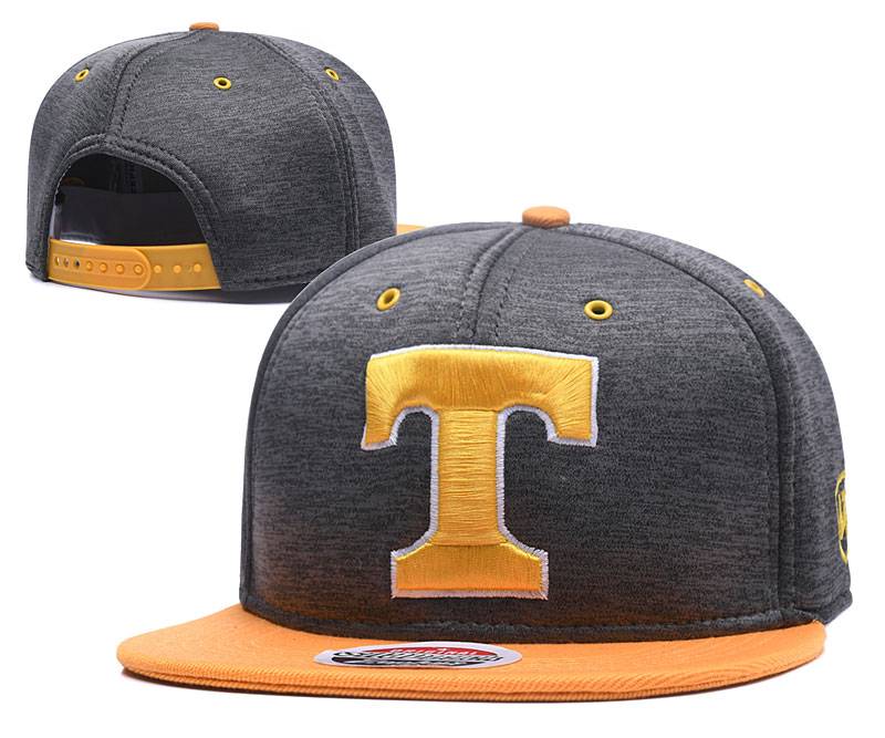 Tennessee Volunteers Team Logo Gray Yellow Adjustable Hat GS