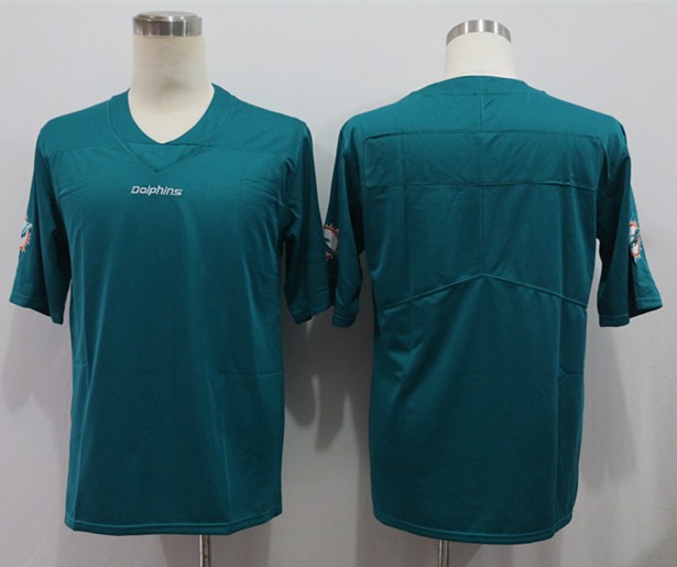 Nike Dolphins Blank Teal Vapor Untouchable Limited Jersey
