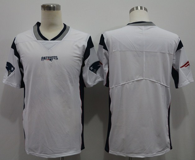 Nike Patriots Blank White Vapor Untouchable Limited Jersey
