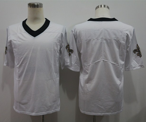 Nike Saints Blank White Vapor Untouchable Limited Jersey - Click Image to Close