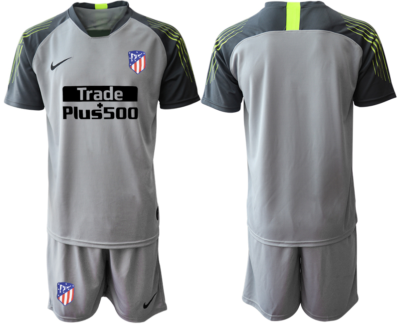 2019-20 Atletico Madrid Gray Goalkeepe Soccer Jersey