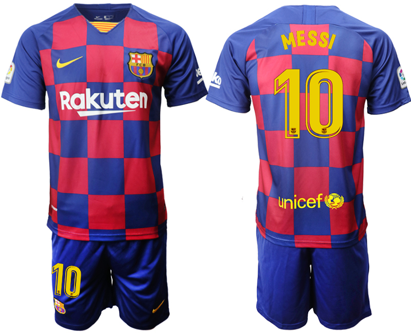2019-20 Barcelona 10 MESSI Home Soccer Jersey