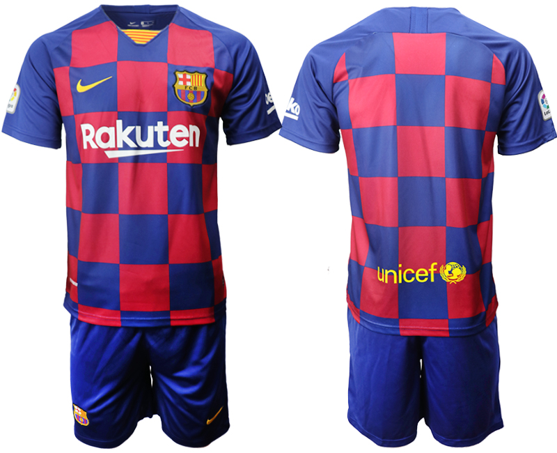 2019-20 Barcelona Home Soccer Jersey