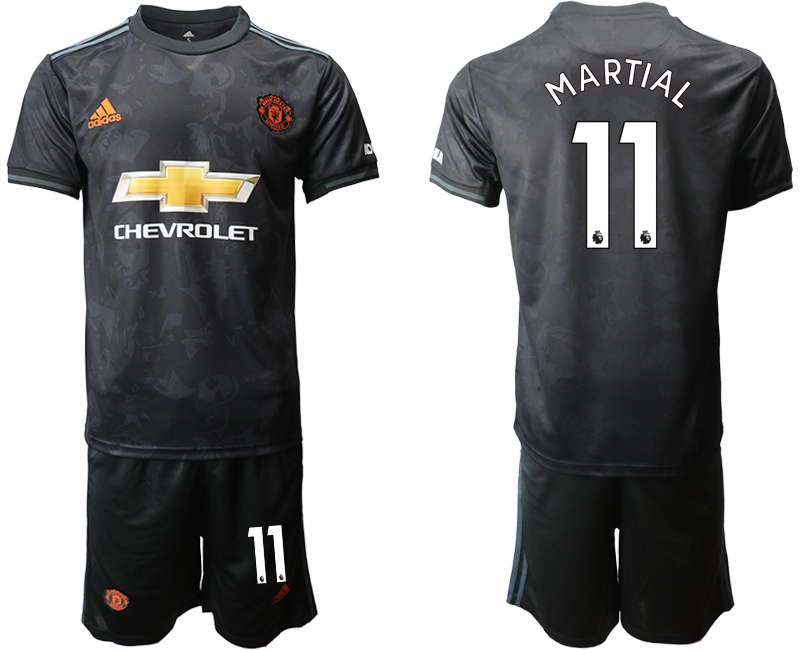2019-20 Manchester United 11 MARTIAL Third Away Soccer Jersey
