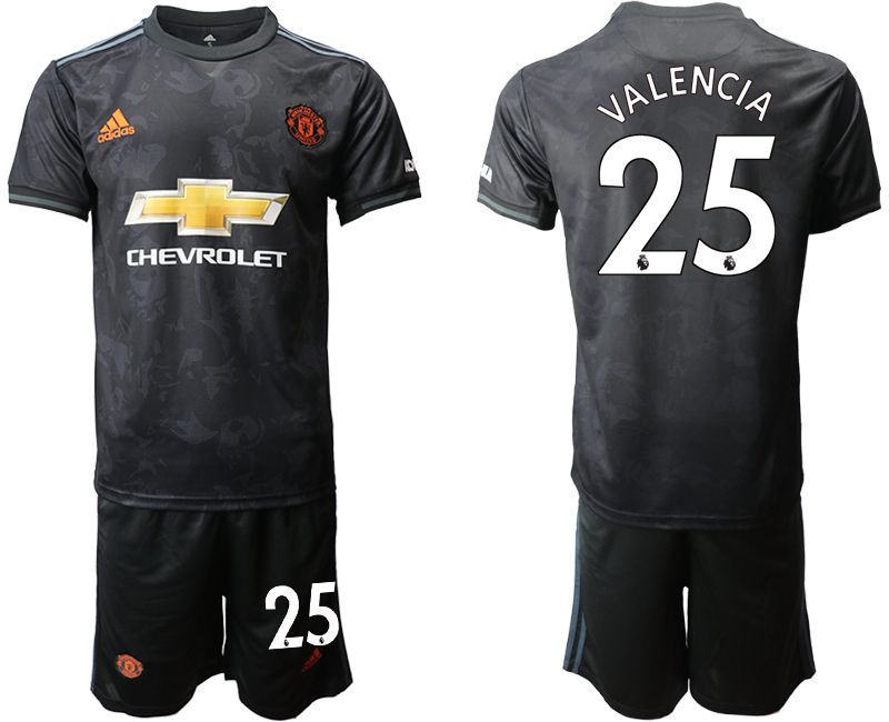 2019-20 Manchester United 25 VALENCIA Third Away Soccer Jersey