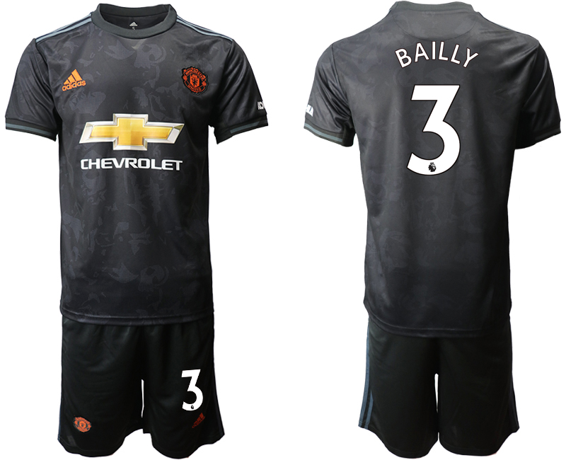 2019-20 Manchester United 3 BAILLY Third Away Soccer Jersey