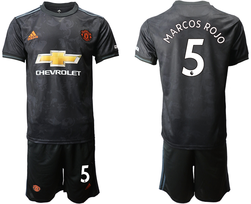 2019-20 Manchester United 5 MARCOS ROJO Third Away Soccer Jersey