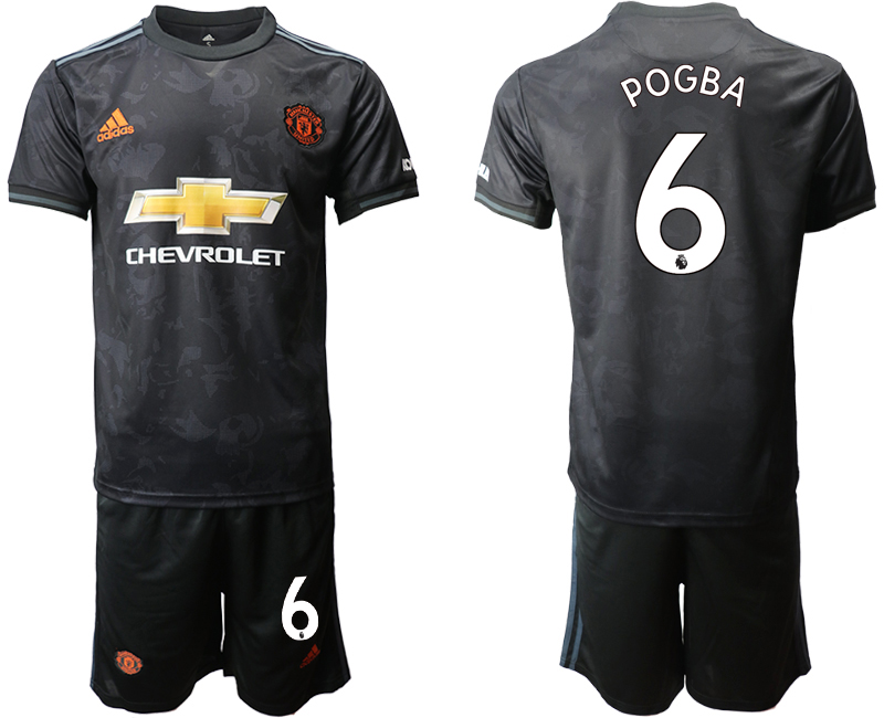 2019-20 Manchester United 6 POGBA Third Away Soccer Jersey