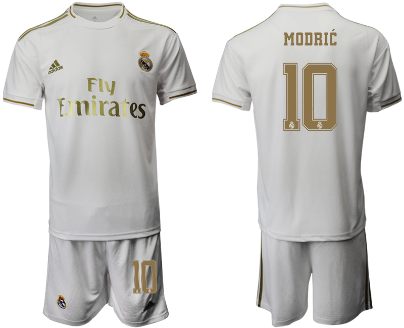 2019-20 Real Madrid 10 MODRIC Home Soccer Jersey