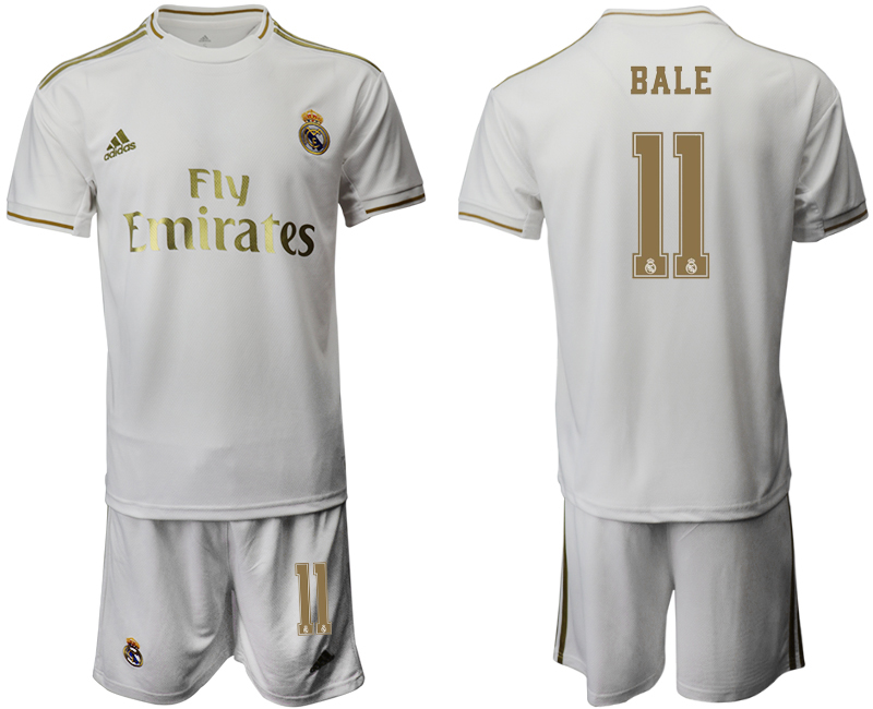 2019-20 Real Madrid 11 BALE Home Soccer Jersey