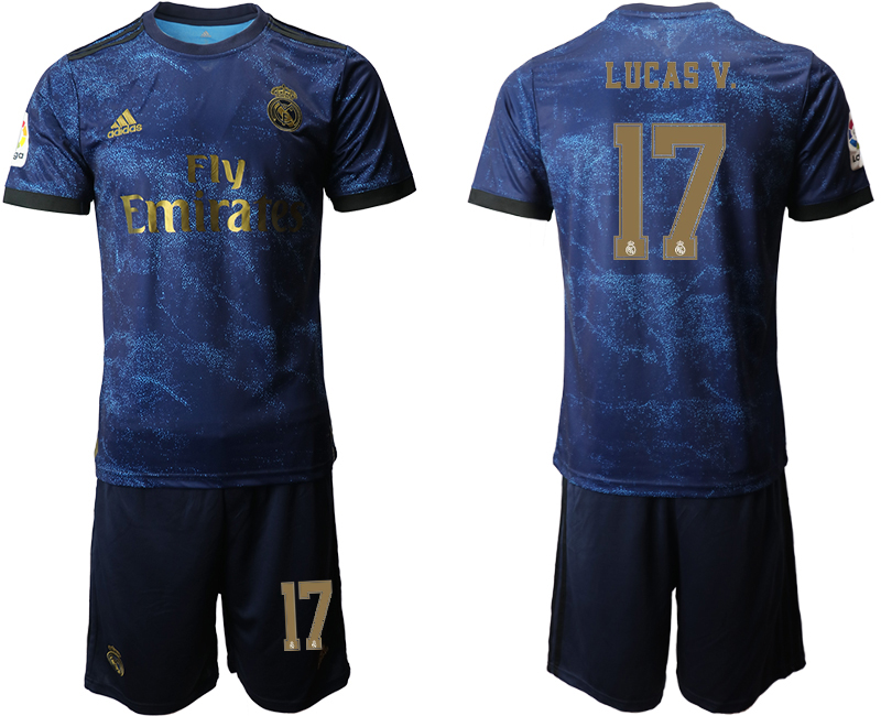 2019-20 Real Madrid 17 LUCAS V. Third Away Soccer Jersey - Click Image to Close