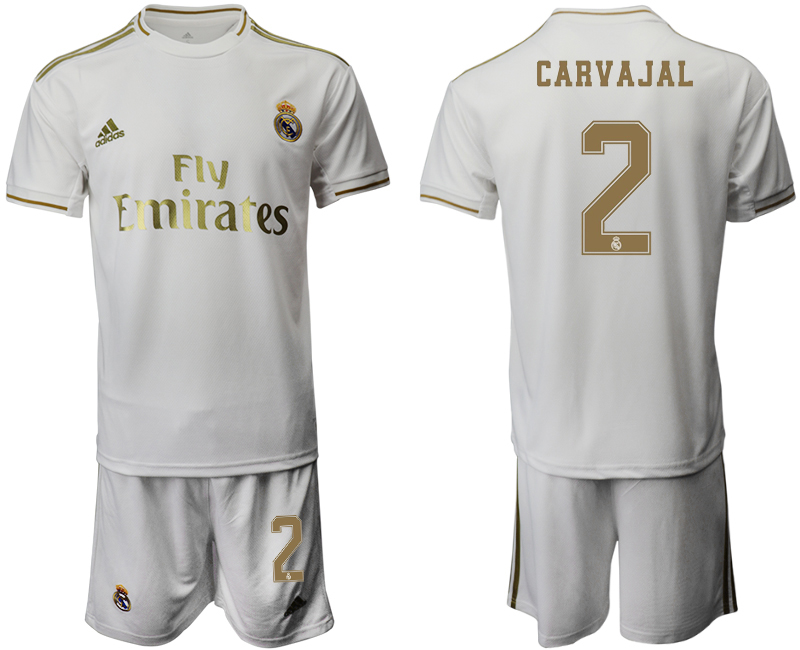 2019-20 Real Madrid 2 CARVAJAL Home Soccer Jersey
