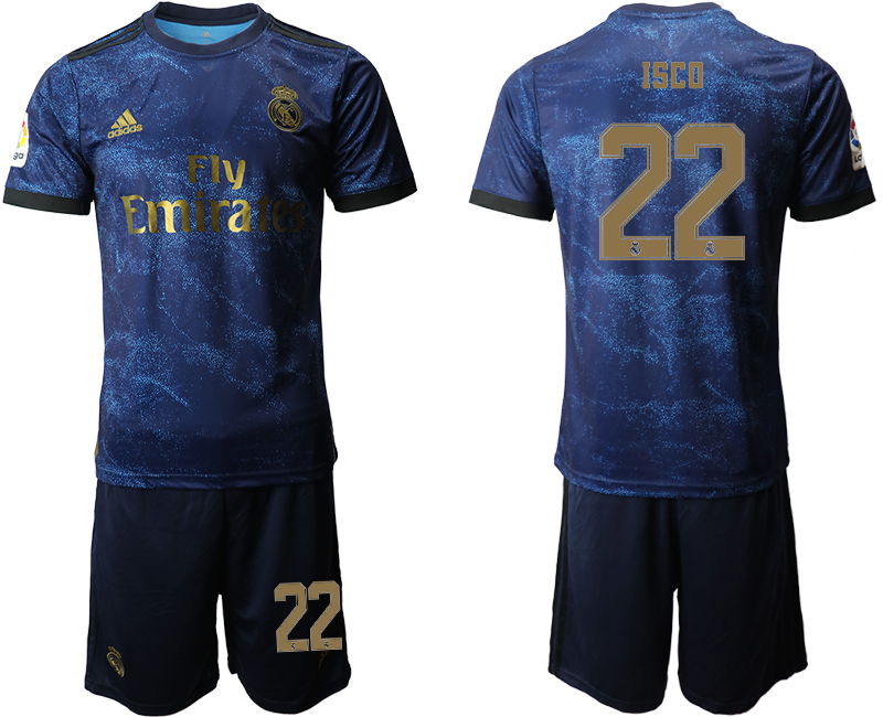 2019-20 Real Madrid 22 ISCO Third Away Soccer Jersey