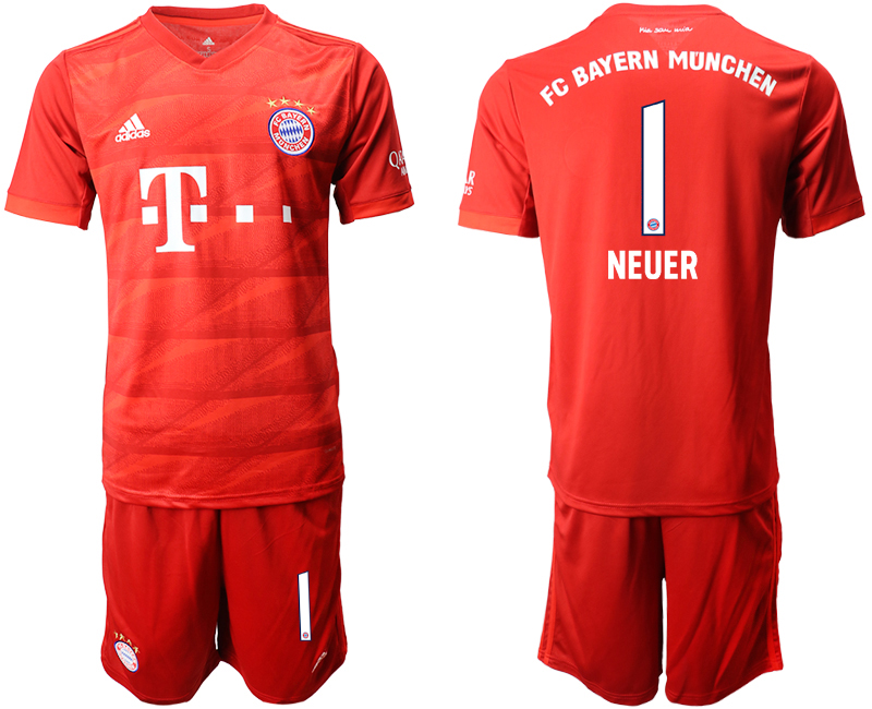 2019-20 Bayern Munchen 1 NEUER Home Soccer Jersey