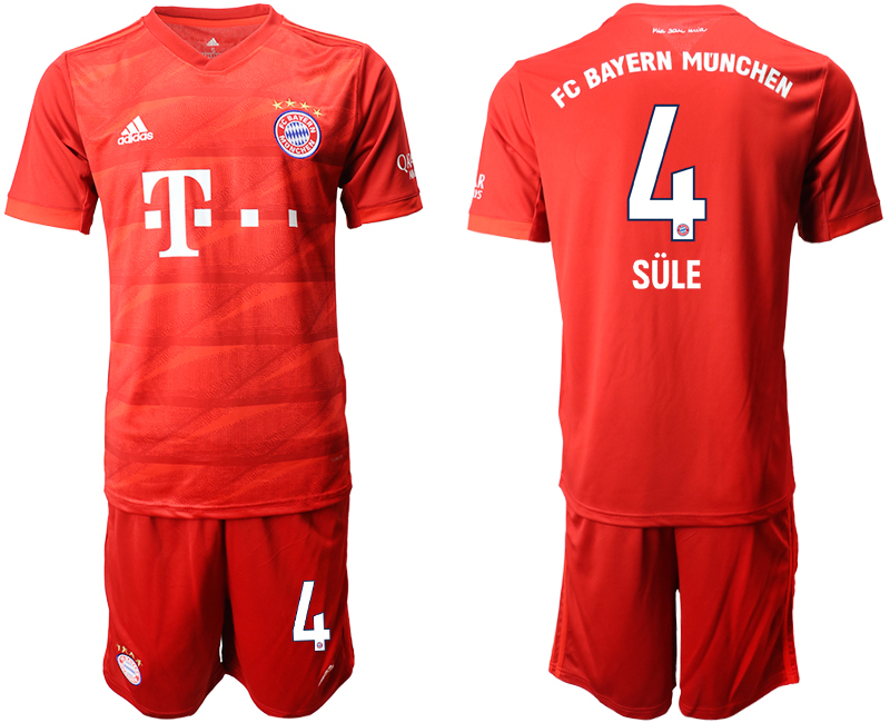 2019-20 Bayern Munchen 4 SULE Home Soccer Jersey