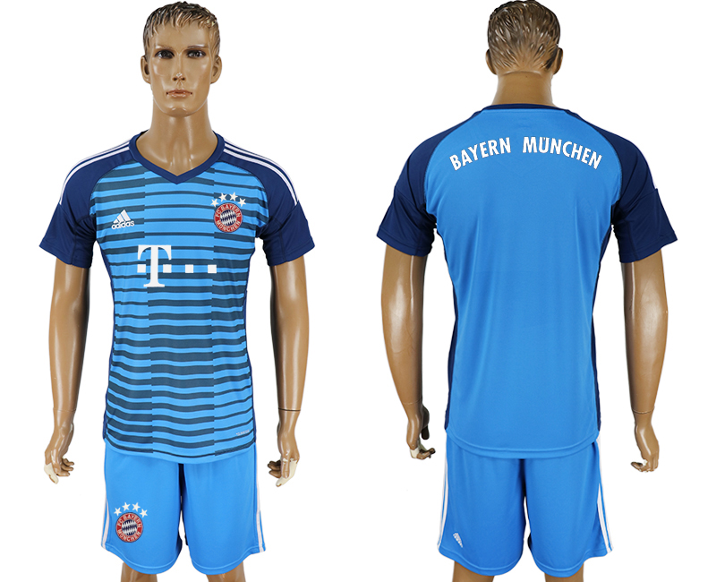 2019-20 Bayern Munchen Blue Goalkeepe Soccer Jersey