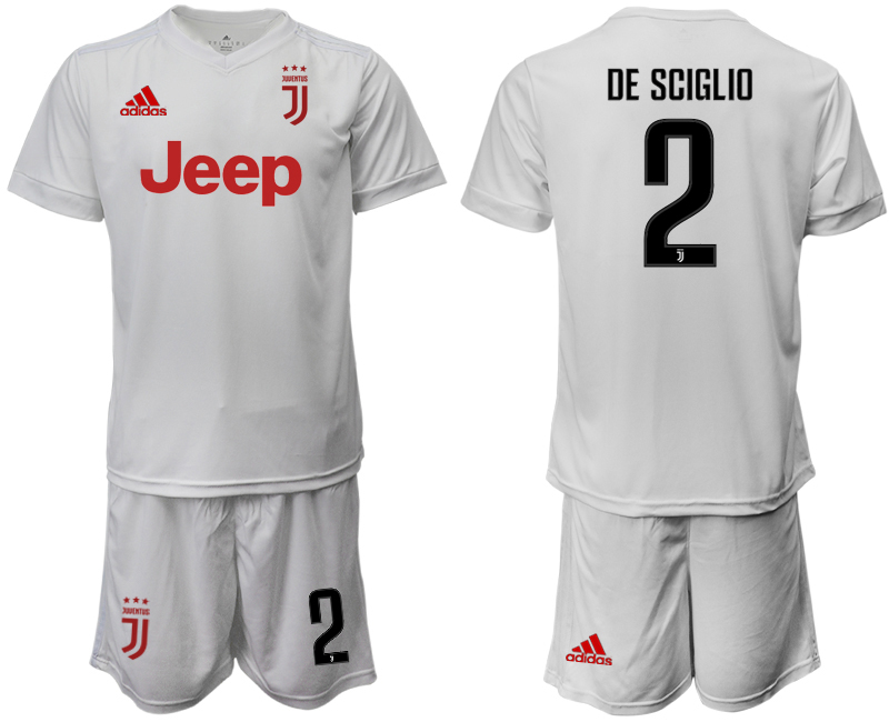 2019-20 Juventus 2 DE SCIGLIO Away Soccer Jersey
