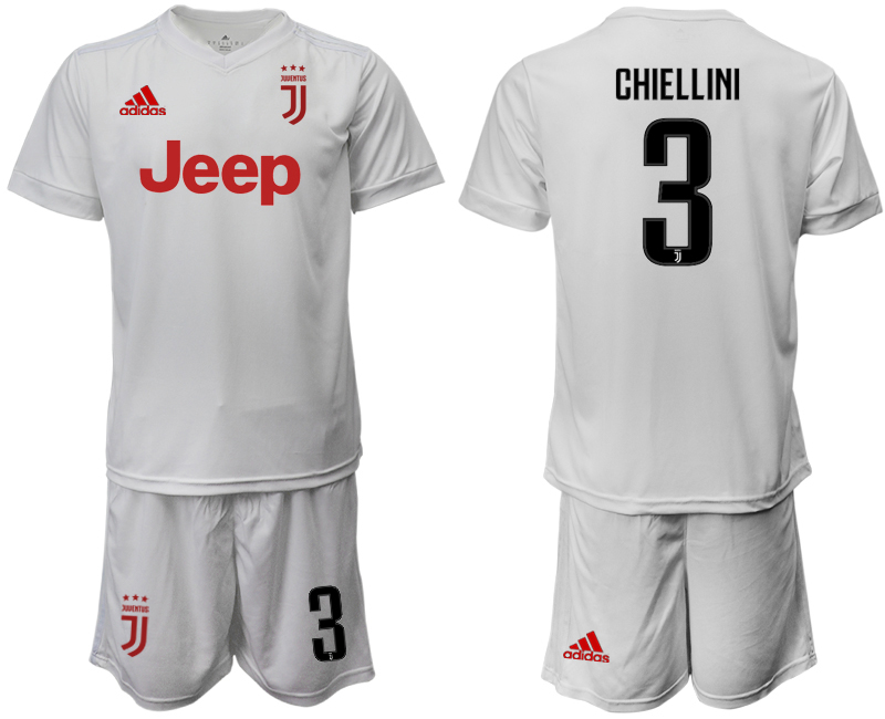 2019-20 Juventus 3 CHIELLINI Away Soccer Jersey
