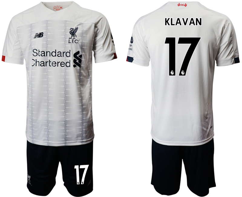 2019-20 Liverpool 17 KLAVAN Away Soccer Jersey