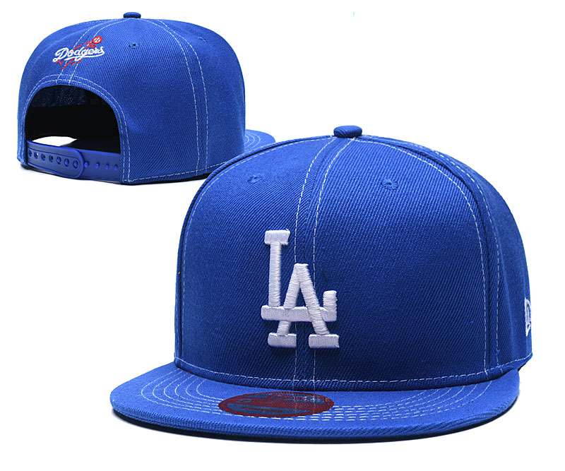 Dodgers Team Logo Royal Adjustable Hat LT