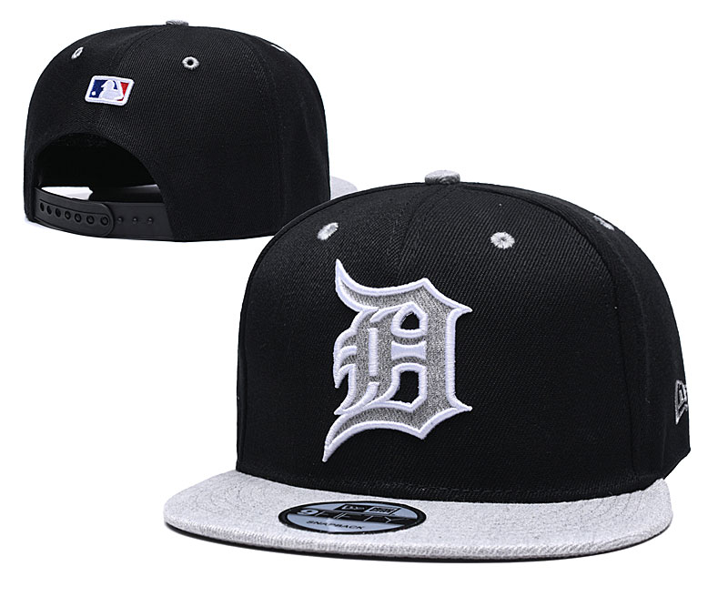 Tigers Team Logo Black Gray Adjustable Hat TX