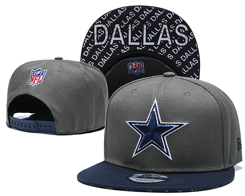 Cowboys Team Logo Olive Navy Adjustable Hat TX - Click Image to Close