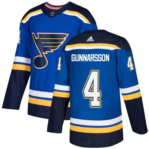 Blues 4 Carl Gunnarsson Blue Adidas Jersey