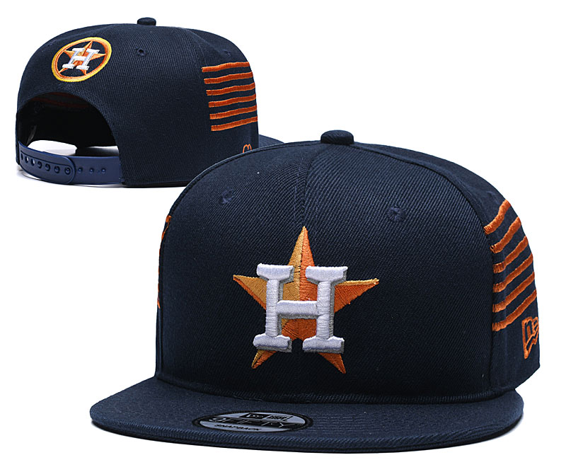 Astros Team Logo Navy Adjustable Hat YD