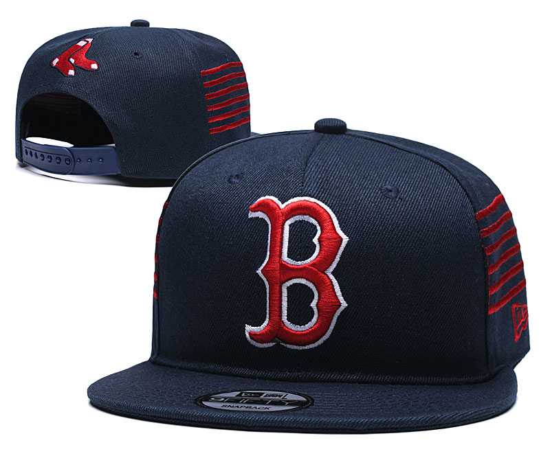 Red Sox Team Logo Navy Adjustable Hat YD