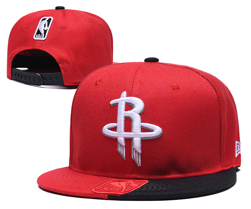 Rockets Team Logo Red Black Adjustable Hat GS
