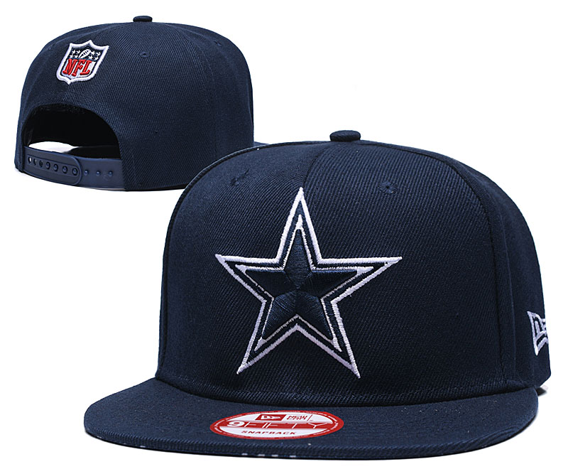 Cowboys Team Logo Navy Adjustable Hat GS - Click Image to Close