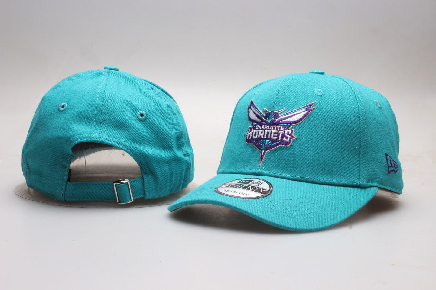 Hornets Team Logo Green Peaked Adjustable Hat YP