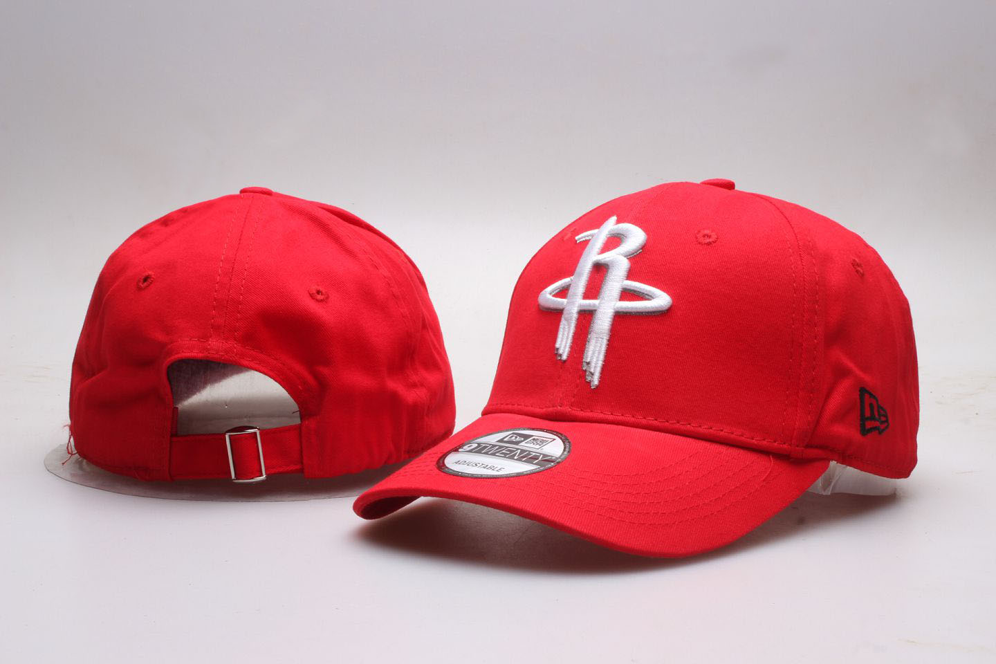 Rockets Team Logo Red Peaked Adjustable Hat YP