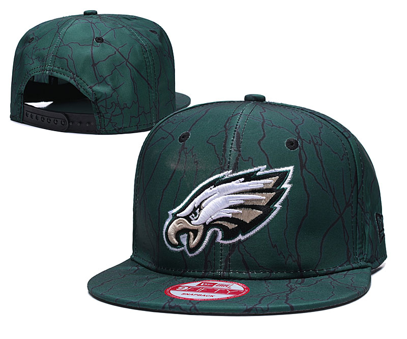 Eagles Team Logo Green Adjustable Hat TX
