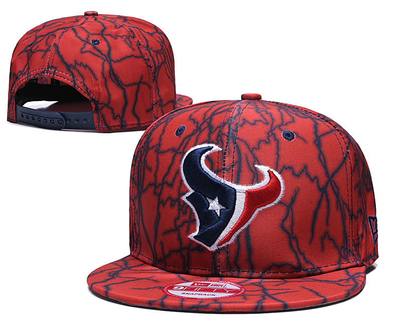 Texans Team Logo Red Adjustable Hat TX - Click Image to Close