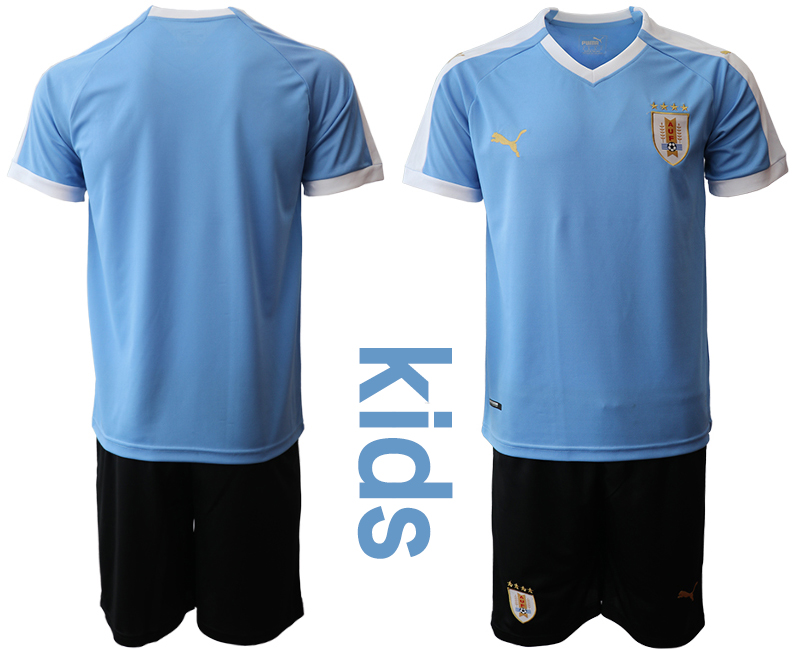 2019-20 Uruguay Youth Home Soccer Jersey